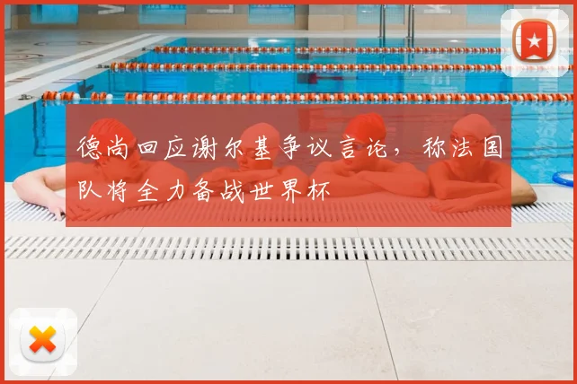 德尚回应谢尔基争议言论，称法国队将全力备战世界杯